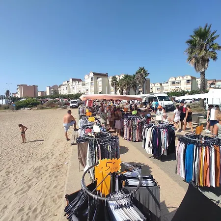 Spacieux T1 Alcove, 4/6 Pers - Centre Gruissan, 400m Plage, Ascenseur, Parking Proche - Fr-1-796-57 * Груиссан